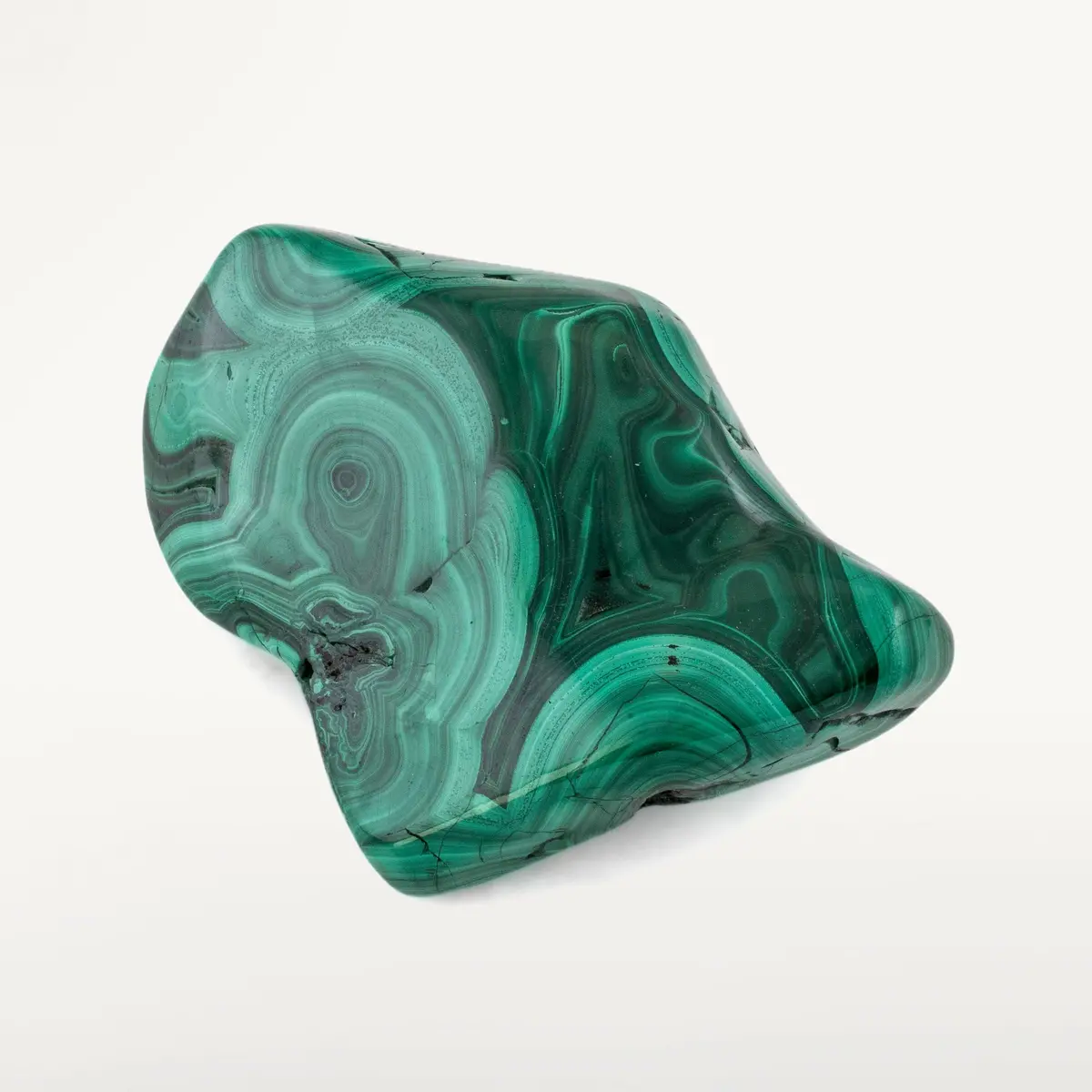 Natural Malachite Freeform From Congo - 4.5" / 700G 1
