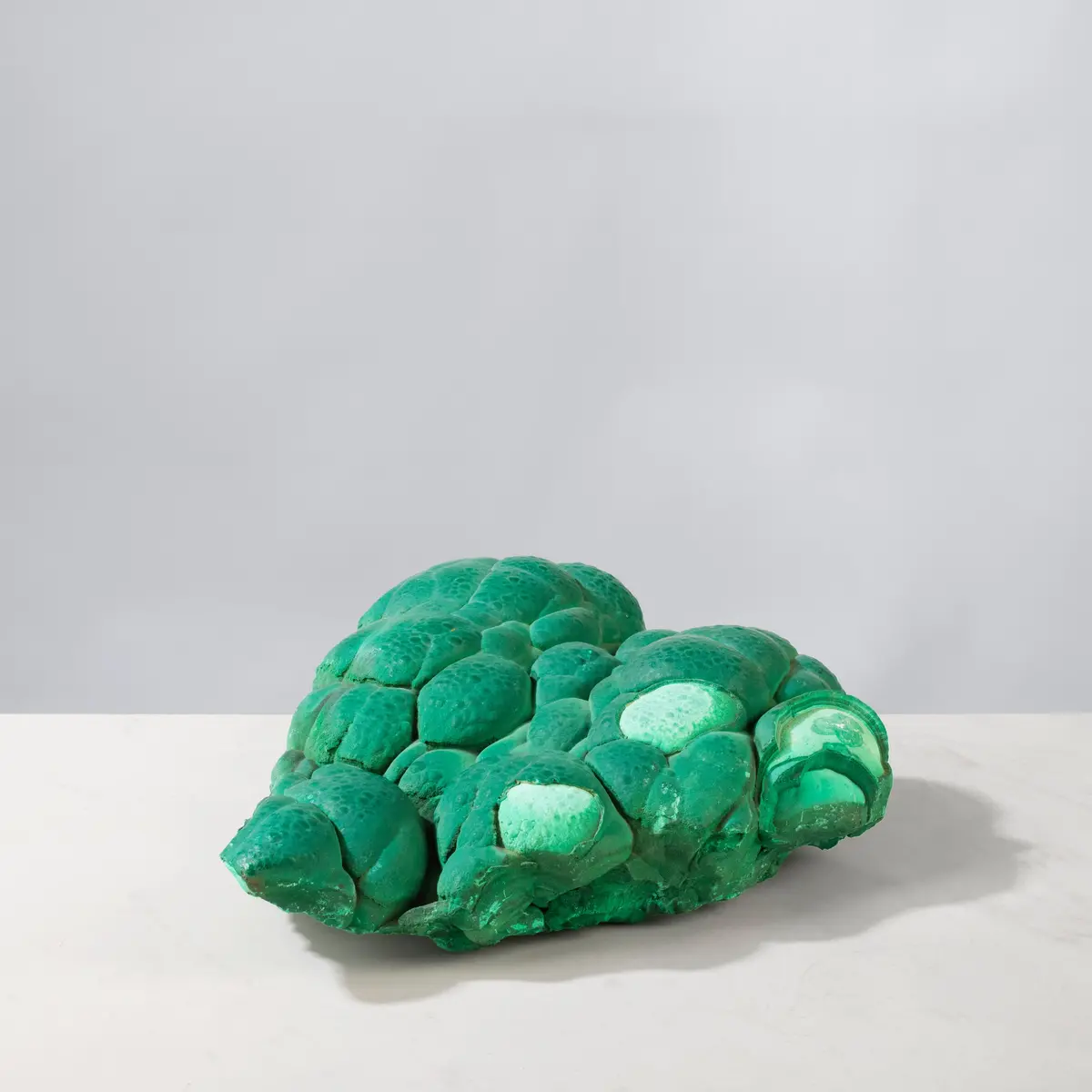 Natural Malachite Freeform Specimen From Congo - 12" / 14.8 Lbs 1