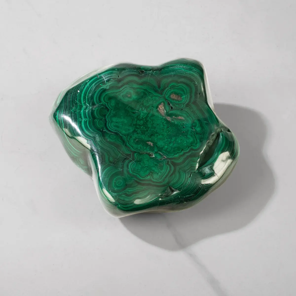 Natural Malachite Polished Freeform Specimen From Congo - 6" / 2,088 G 1