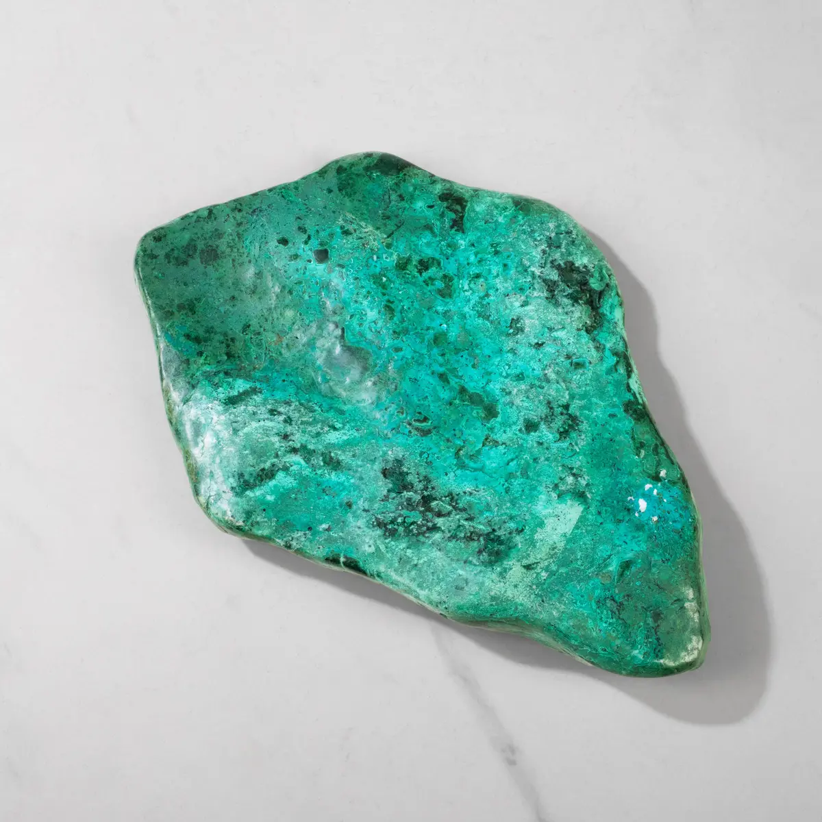 Natural Malachite Polished Freeform Specimen From Congo - 9.5" / 976 G 1