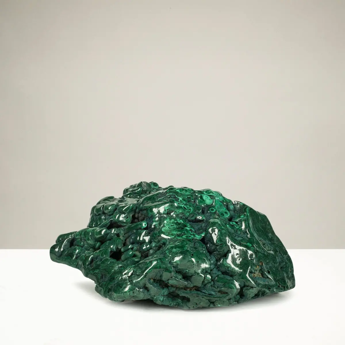 Rare Natural Green Malachite Polished Freeform Specimen From Congo - 15.5 Kg / 34.1 Lbs 1