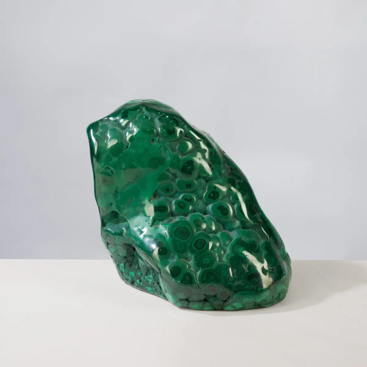 Rare Natural Green Malachite Polished Freeform Specimen From Congo - 3.6 Kg / 7.9 Lbs 1