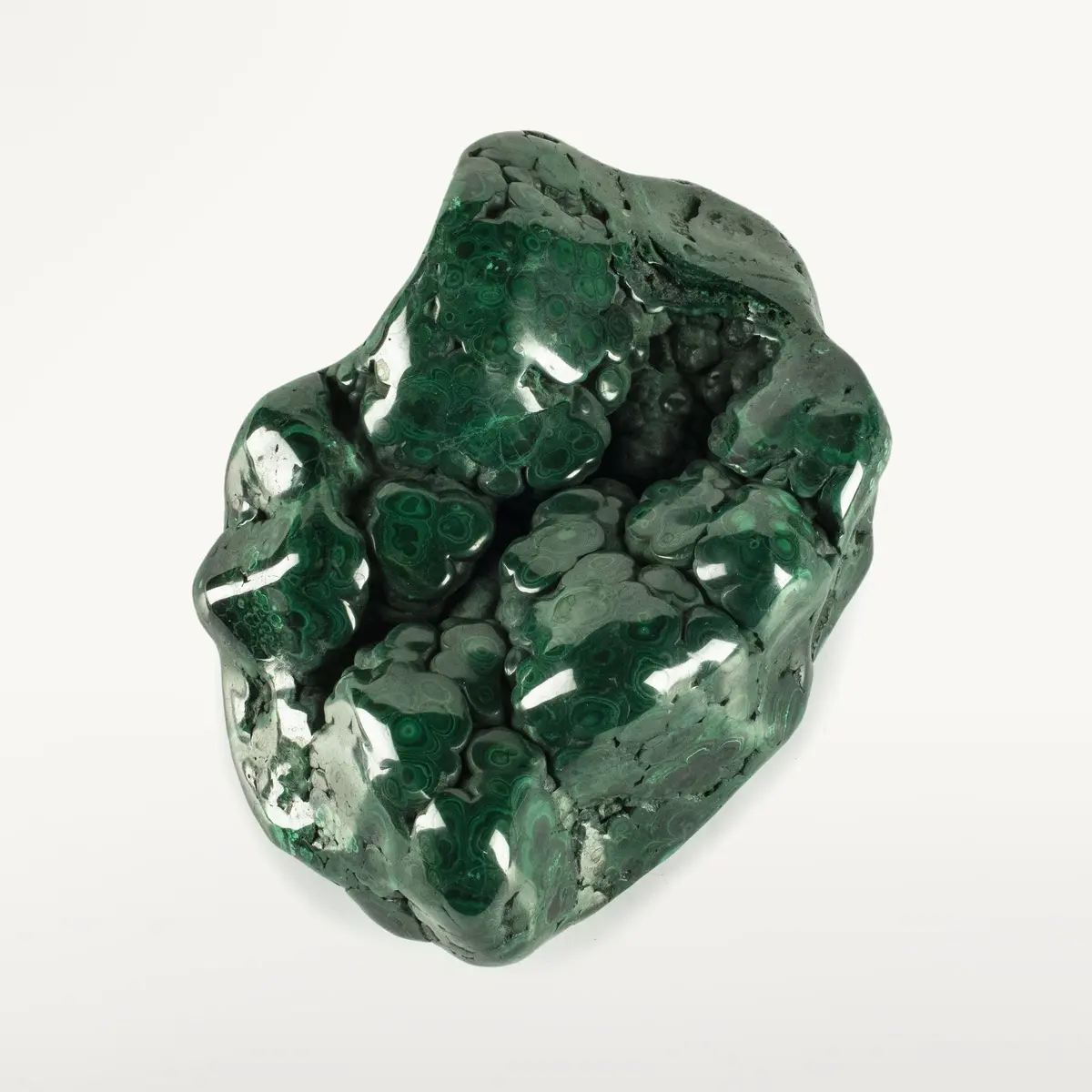 Rare Natural Green Malachite Polished Freeform Specimen From Congo - 5.3 Kg / 11.7 Lbs 2
