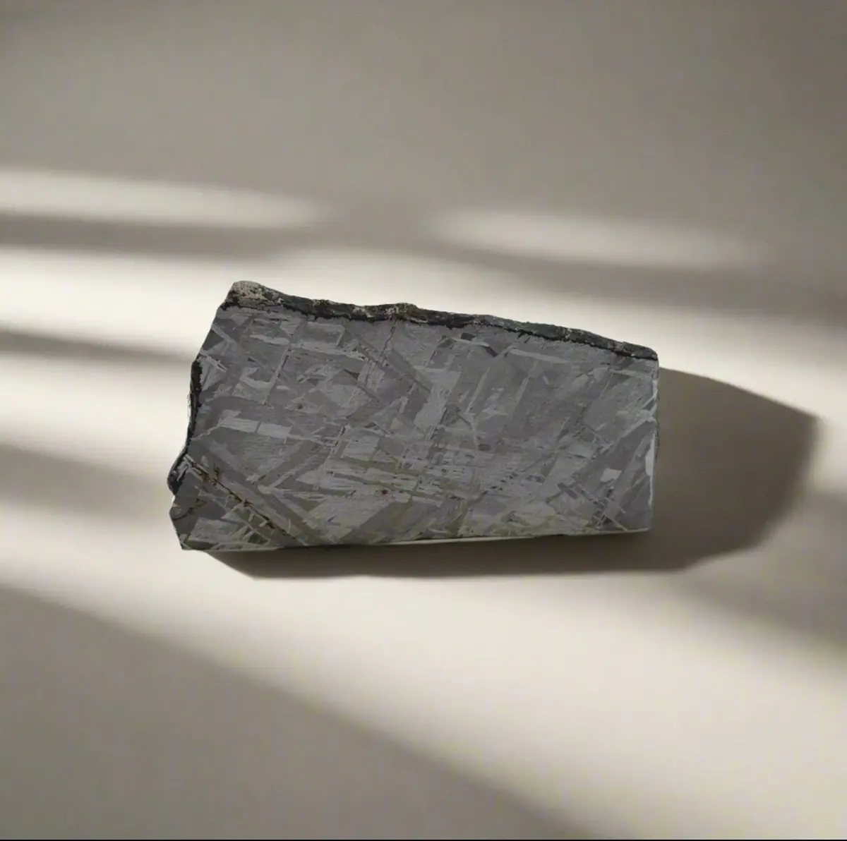 Gibeon Iron Meteorite Slice From Namibia 2.25" / 34 Grams 1