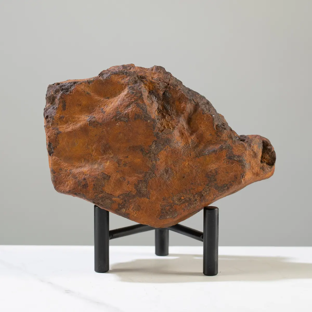 Markovka (Chondrite) Stony Meteorite From Russia 5.75" / 1,160 Grams 1