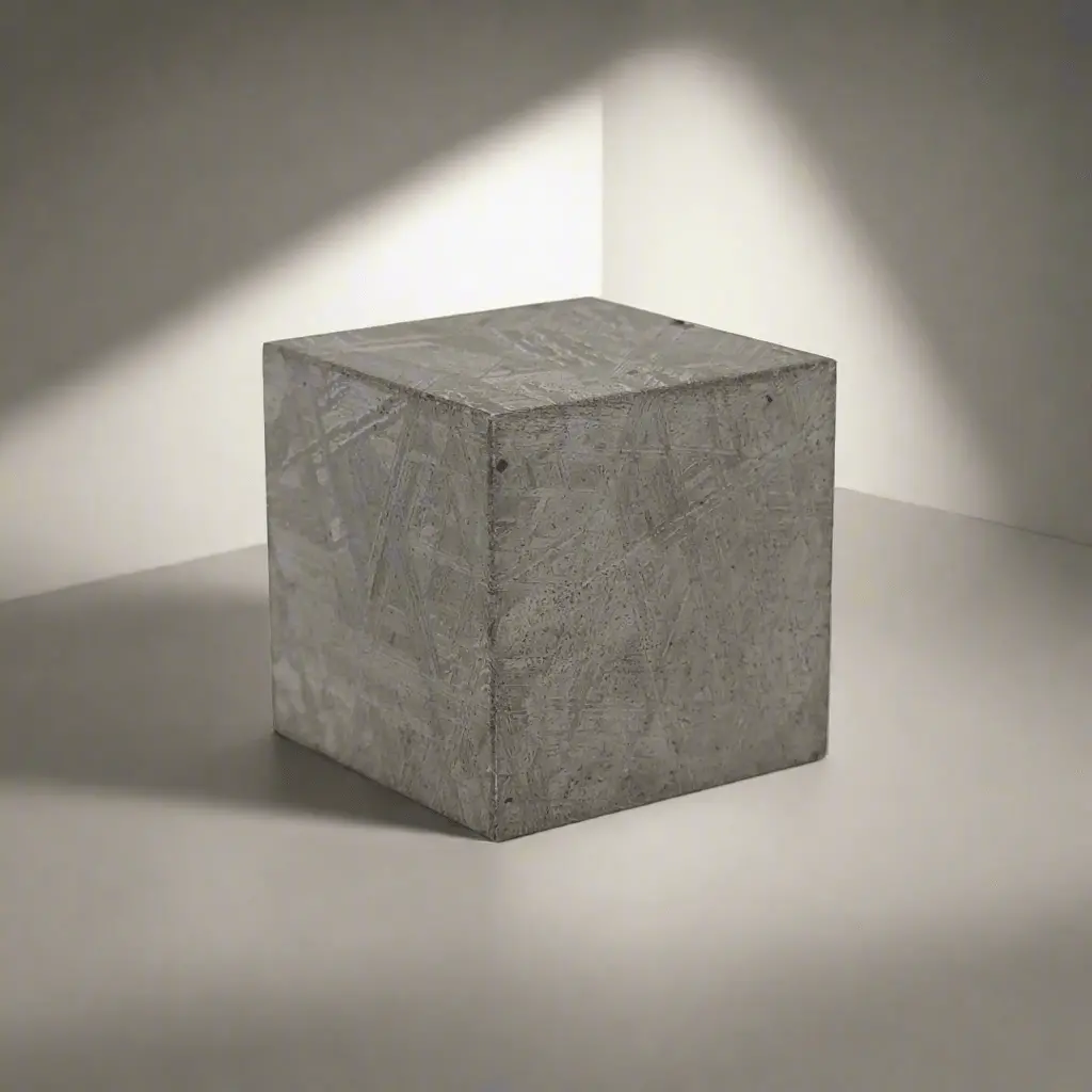 Muonionalusta Iron Meteorite Cube From Sweden 1.25" / 269 Grams 1