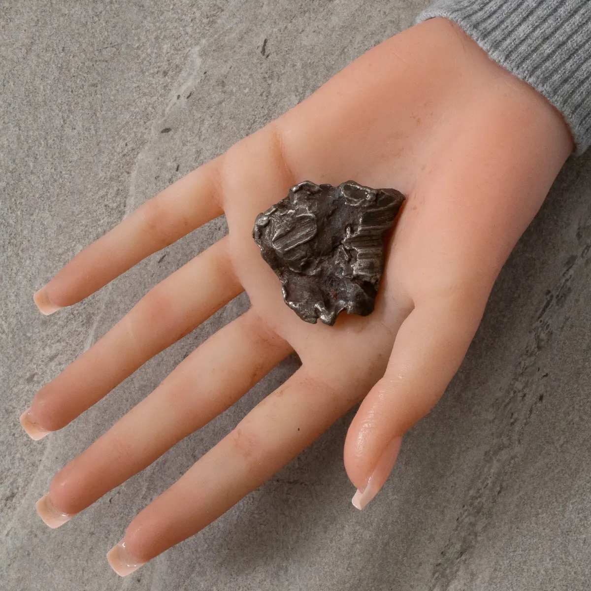 Natural Sikhote-Alin Meteorite From Russia- 1.7" / 58 Grams 1