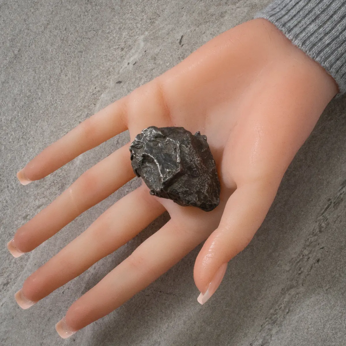 Natural Sikhote-Alin Meteorite From Russia- 1.9" / 118 Grams 1