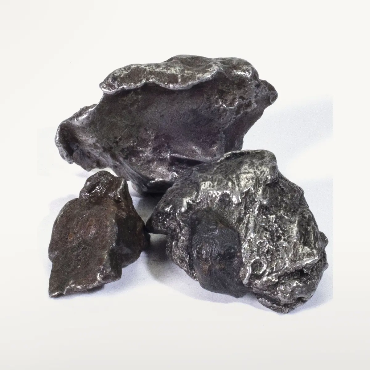 Natural Sikhote-Alin Meteorite From Russia (3 Pieces) 1