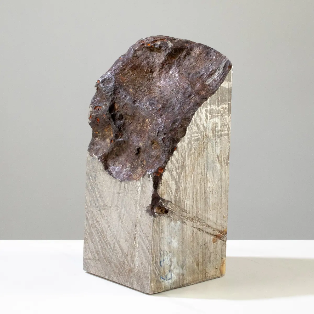 Seymchan Pallasite Stony-Iron Meteorite From Russia 3" / 2,438 Grams 1