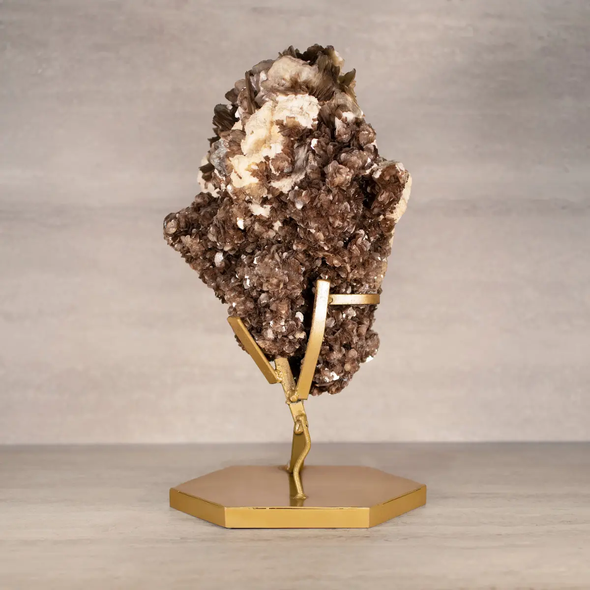 Natural Brazilian Mica & Albite On Custom Stand - 16" / 22 Lbs 1