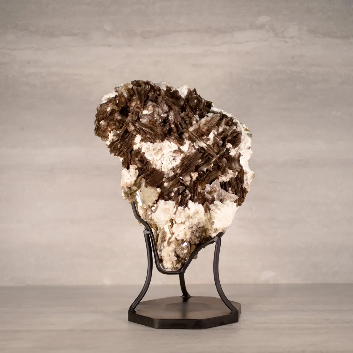 Natural Brazilian Mica & Albite On Custom Stand - 17" / 36 Lbs 1
