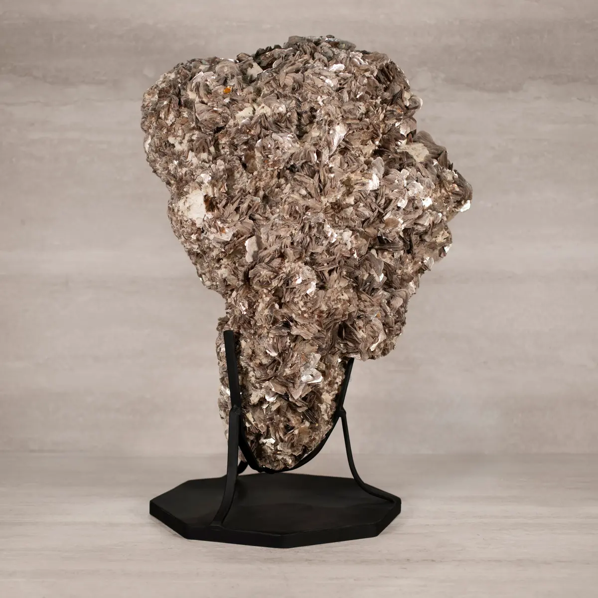 Natural Brazilian Mica & Albite On Custom Stand - 23.25" / 99 Lbs 1