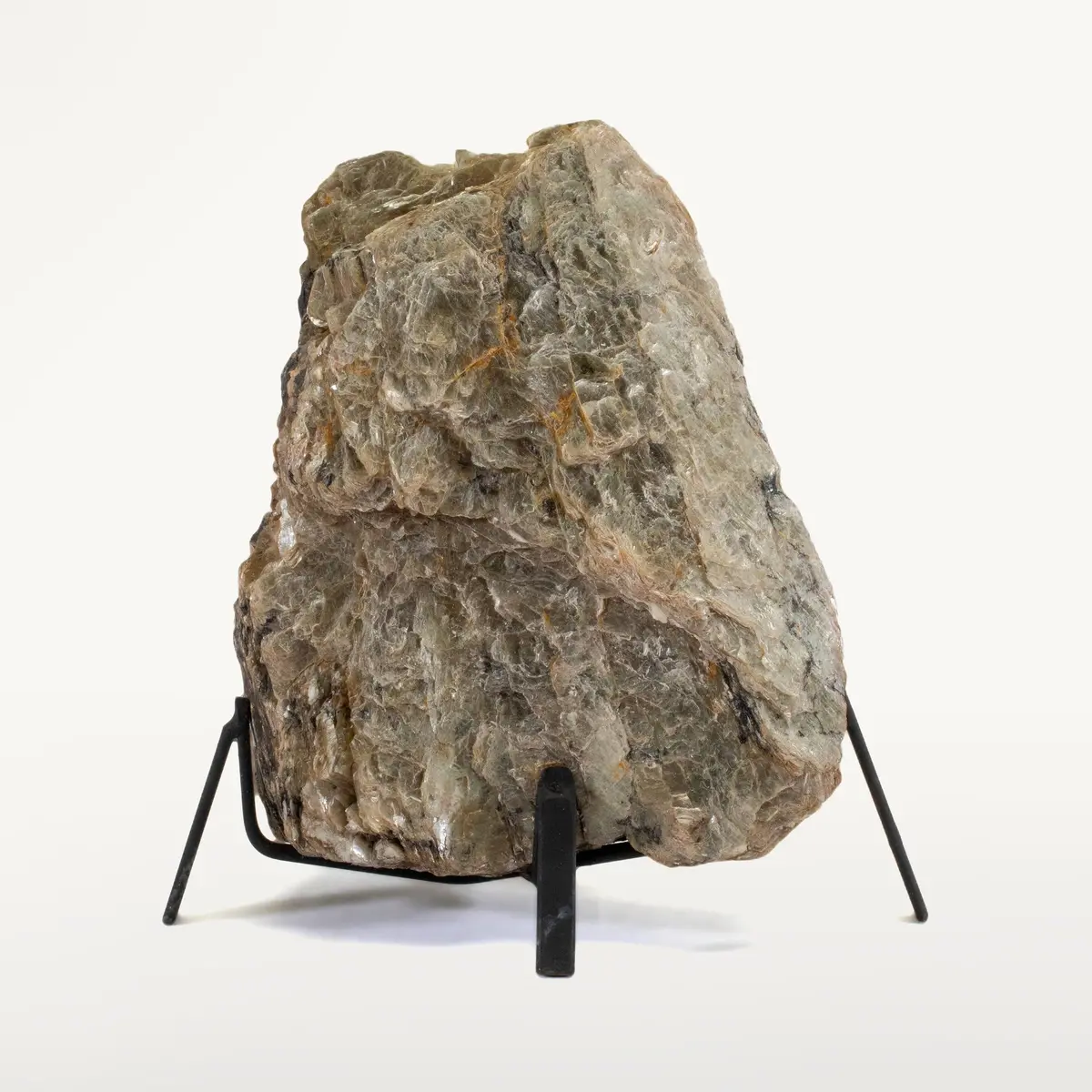 Natural Mica On Custom Stand From Brazil - 11" / 16 Lbs 1