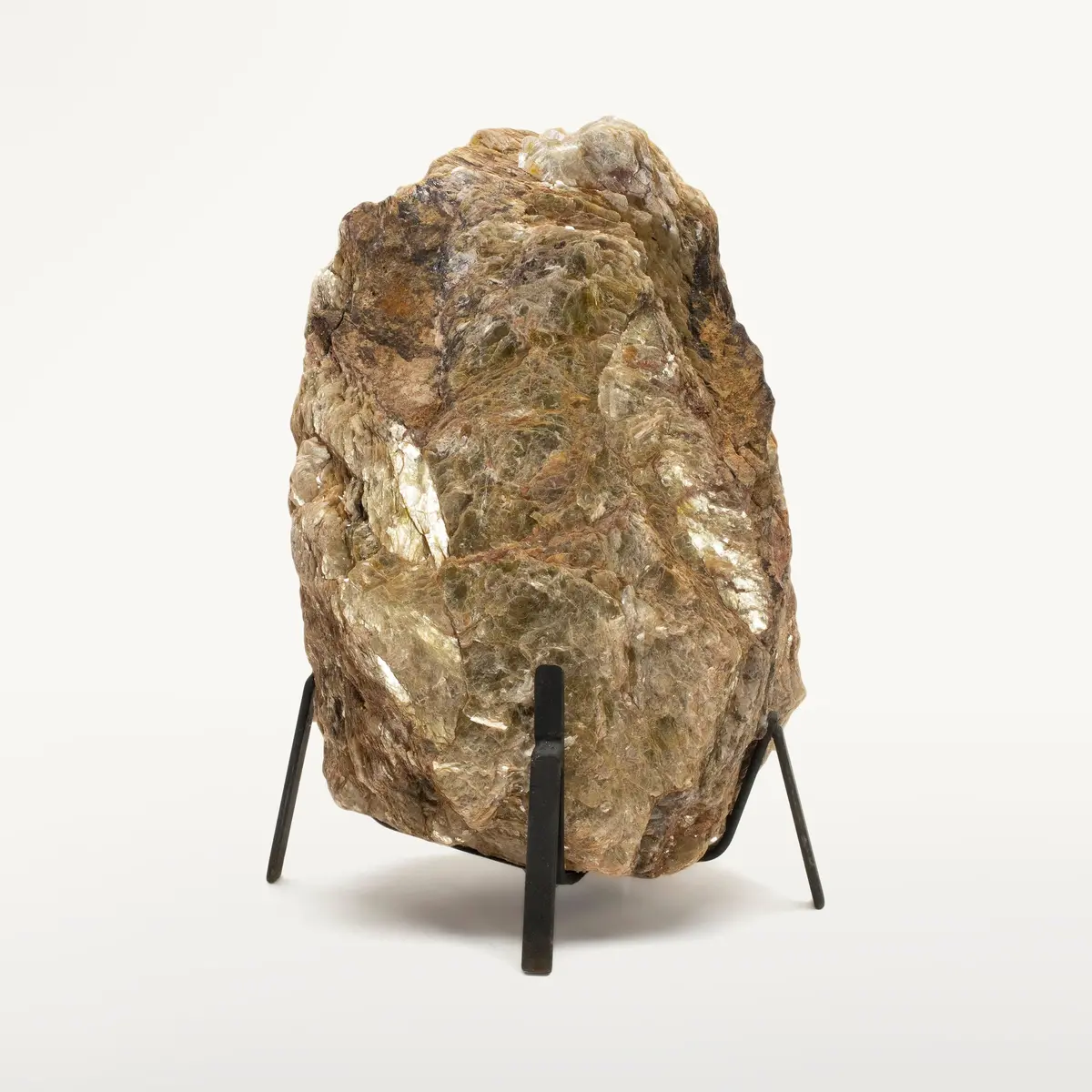 Natural Mica On Custom Stand From Brazil - 14.5" / 31 Lbs 1