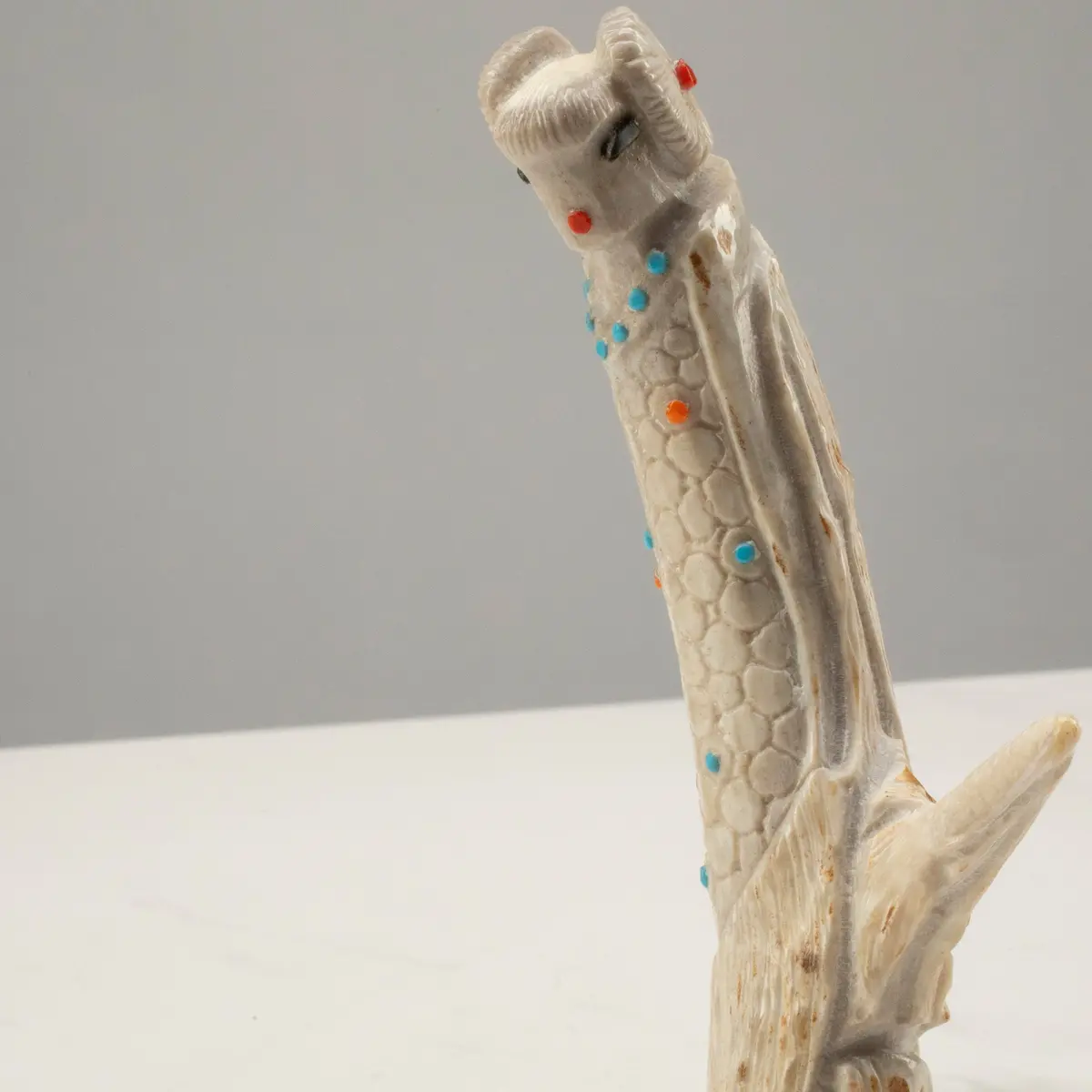 Derrick Kaamasee Zuni Maiden Handmade Fetish Carving 1