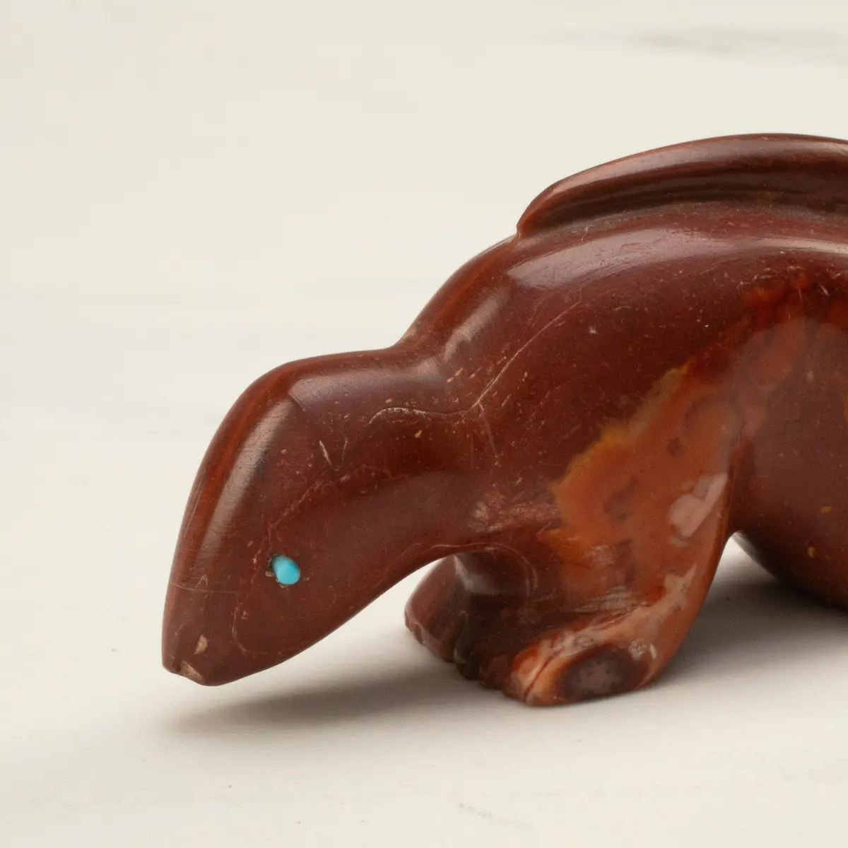 Melvin Sandoval Red Jasper Handmade Zuni Fetish Carving 1
