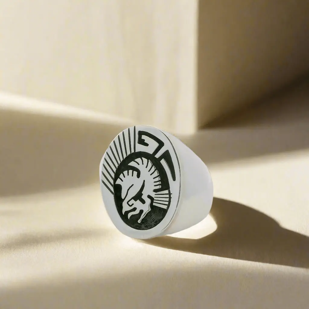Eagle Hopi Usa Native American Made 925 Sterling Silver Ring 1