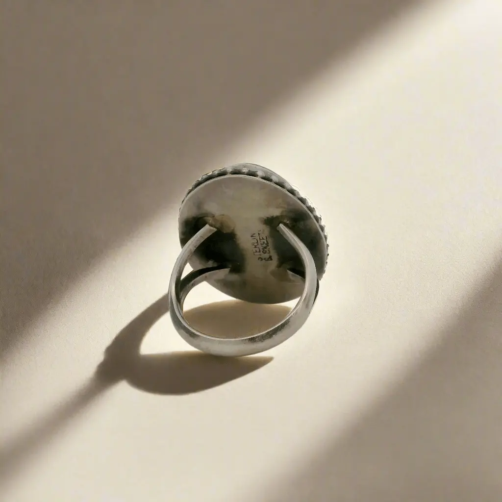 Scott Skeets Sonoran Gold Turquoise Navajo Usa Native American Made 925 Sterling Silver Ring 2