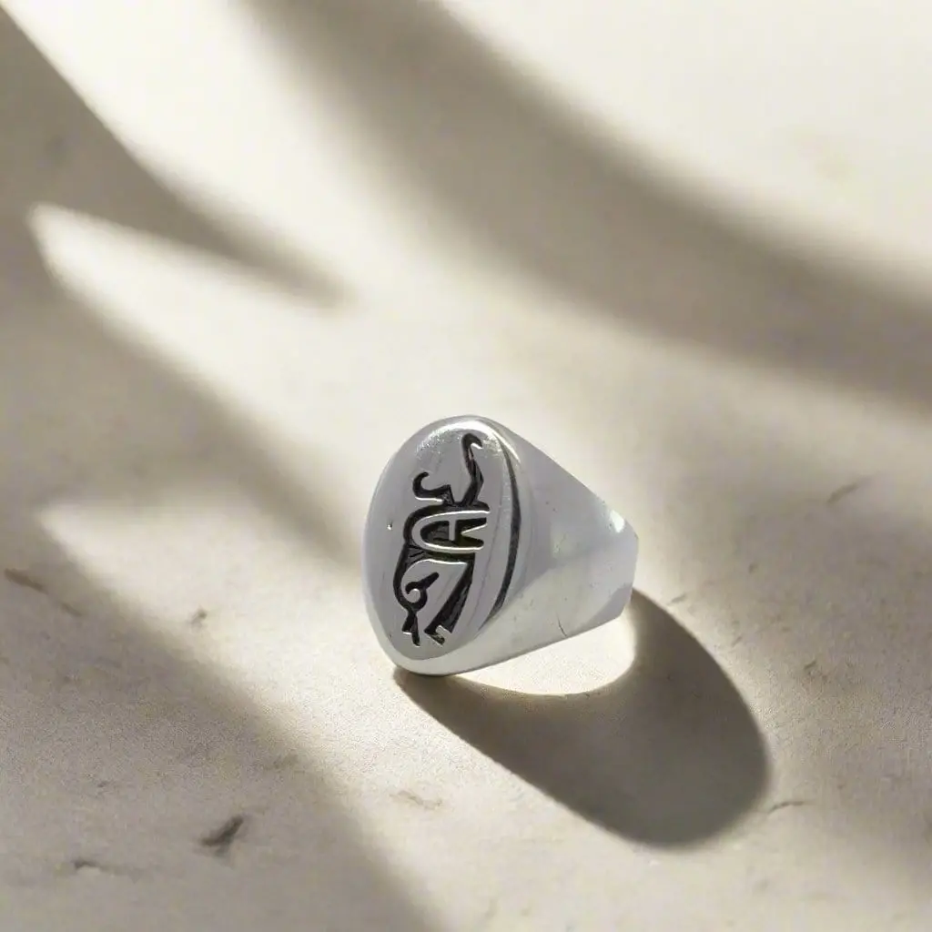 Bird Hopi Usa Native American Made 925 Sterling Silver Ring 1