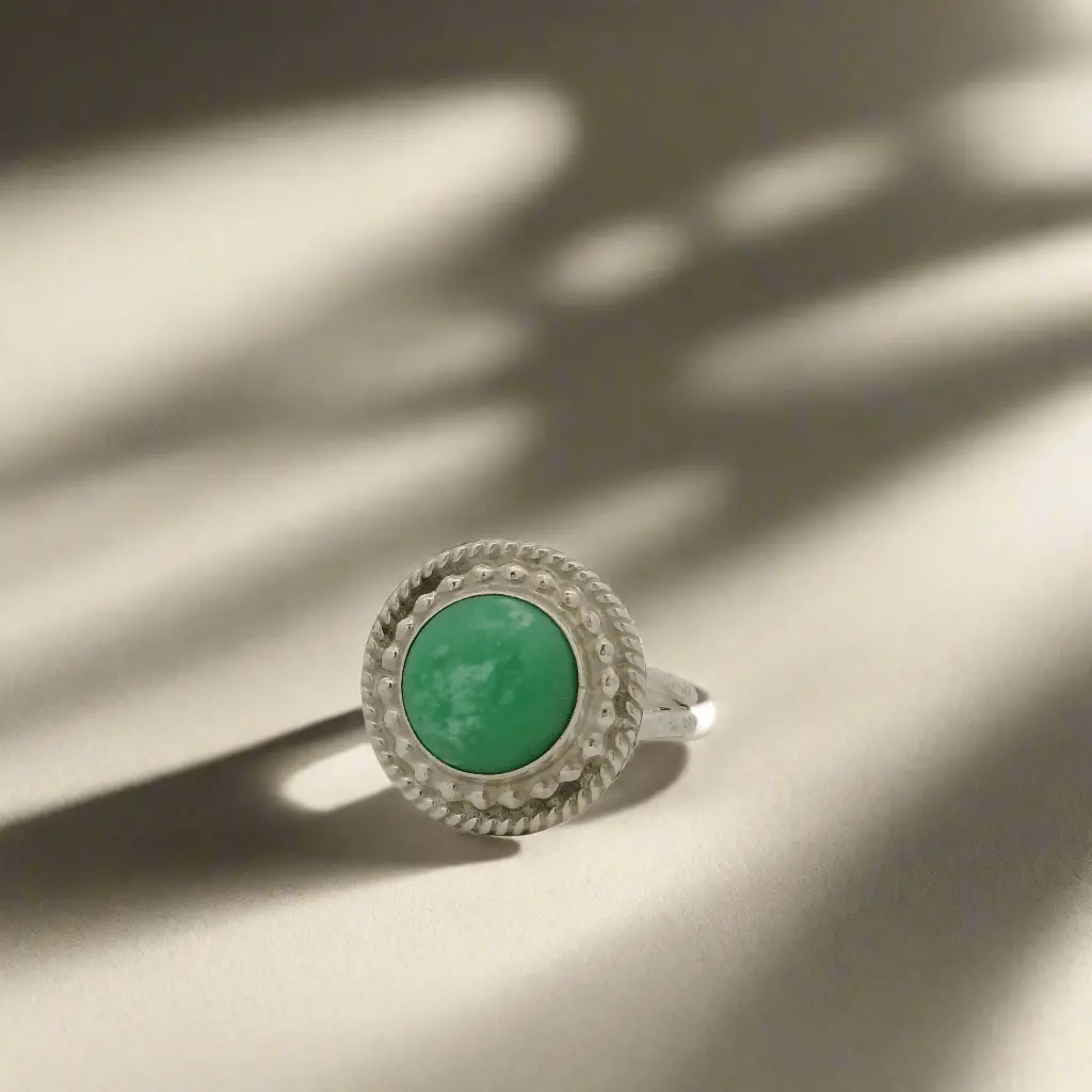 Byrone Begay Genuine Turquoise Navajo Usa Native American Made 925 Sterling Silver Ring 1