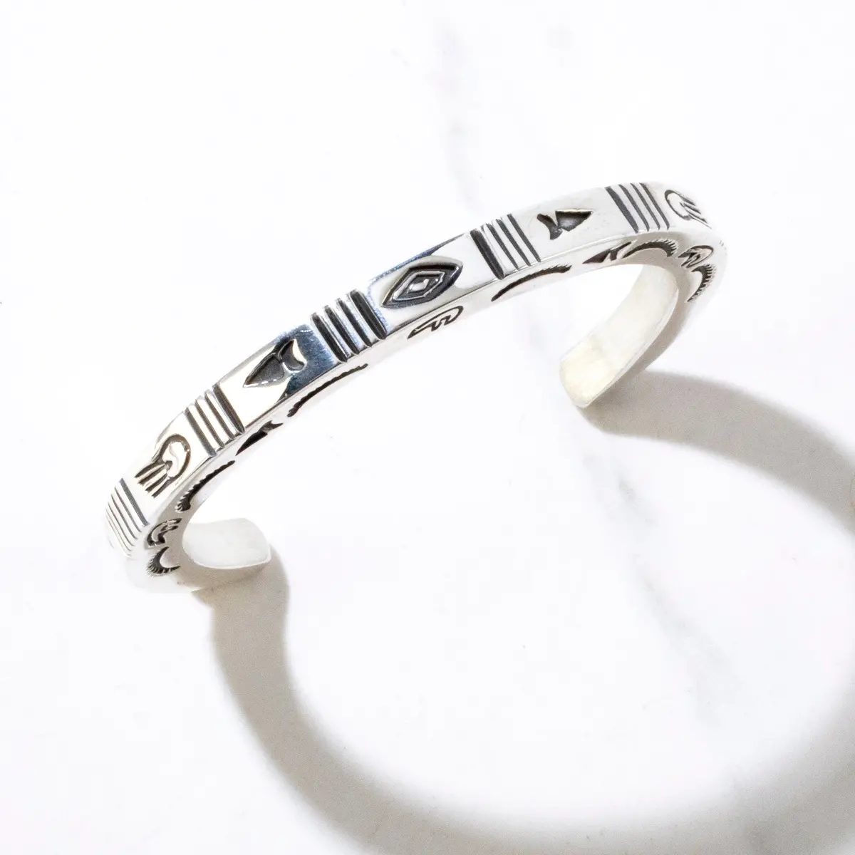 Navajo Usa Native American Made 925 Sterling Silver Cuff 1