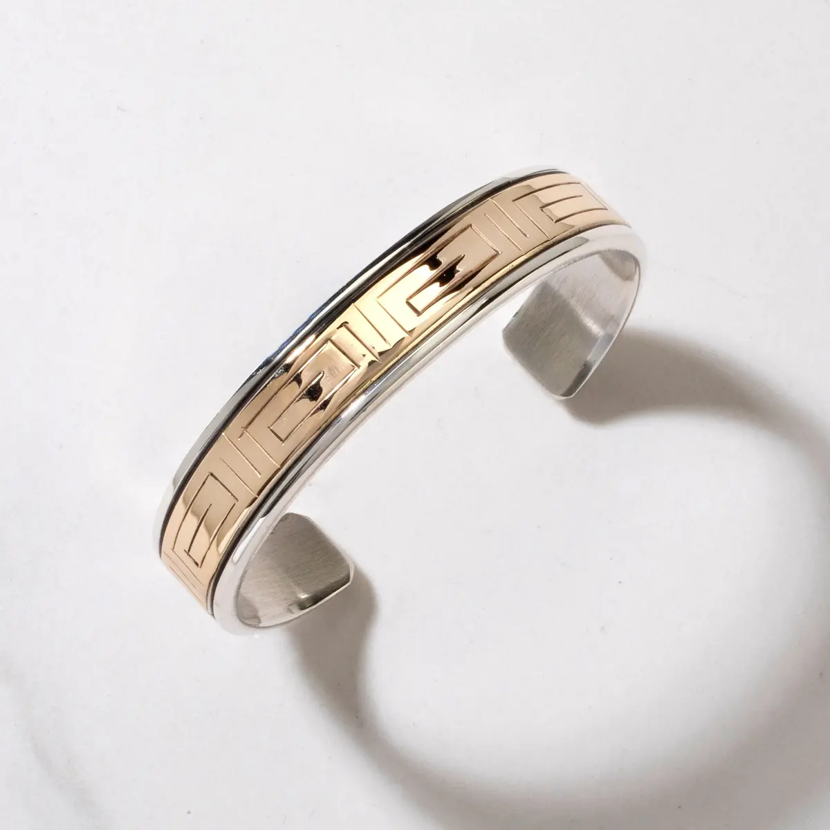 Ray Bennett Navajo 14K Gold & 925 Sterling Silver Usa Native American Made Cuff 1