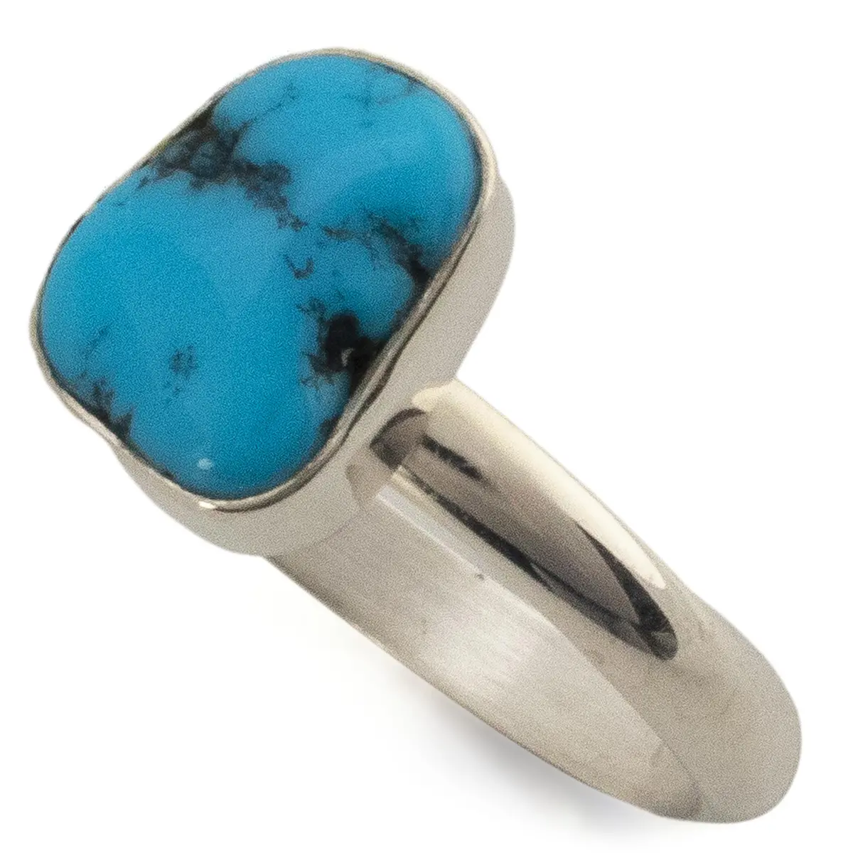Sleeping Beauty Turquoise Usa Handmade 925 Sterling Silver Ring 1
