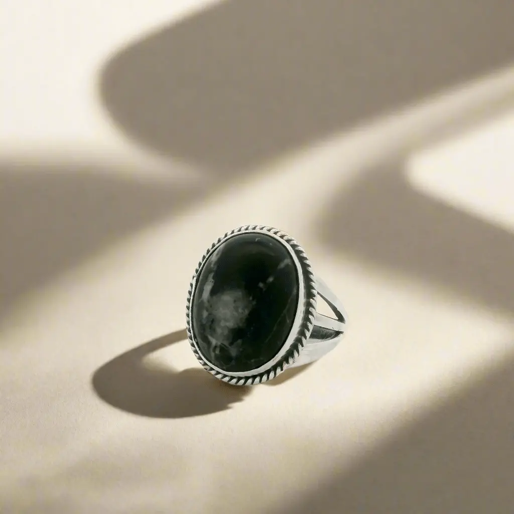 Tom Dinetso White Buffalo Turquoise Navajo Usa Native American Made 925 Sterling Silver Ring 1