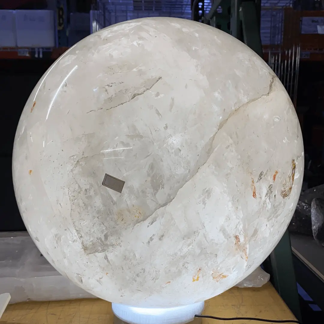 Quartz Sphere With Chloride - Brazil 73 Kg, 161 Lbs 1