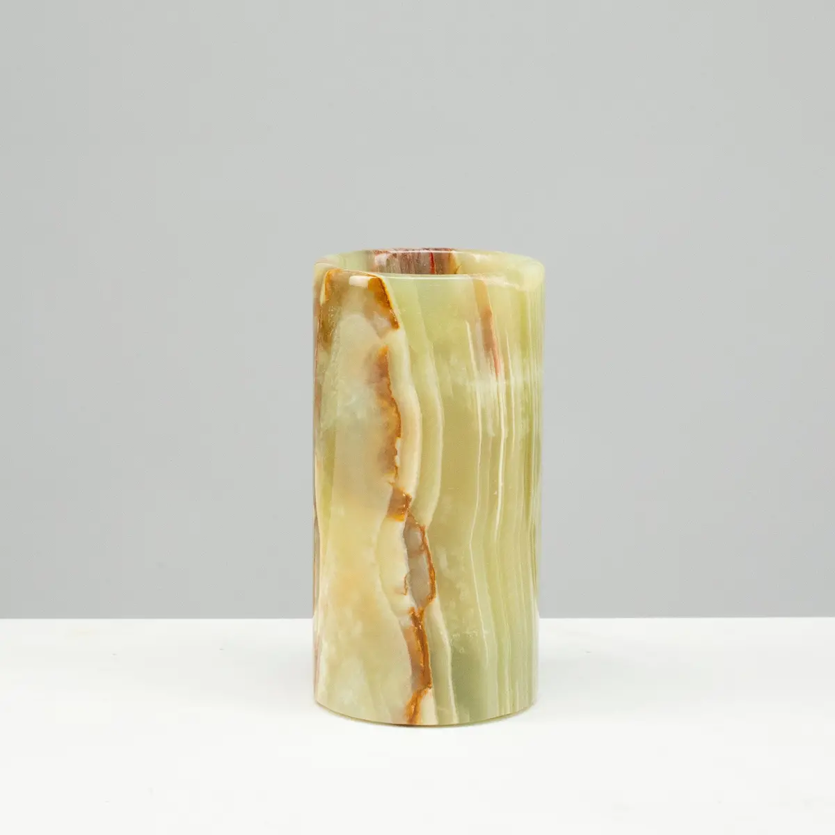 Pakistan Green Onyx Pen Holder 1