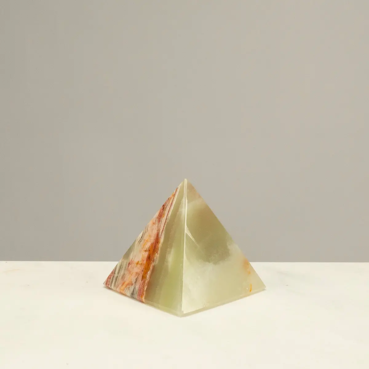 Pakistan Green Onyx Pyramid 1