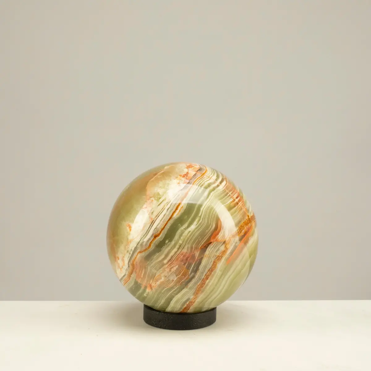 Pakistan Green Onyx Sphere 1