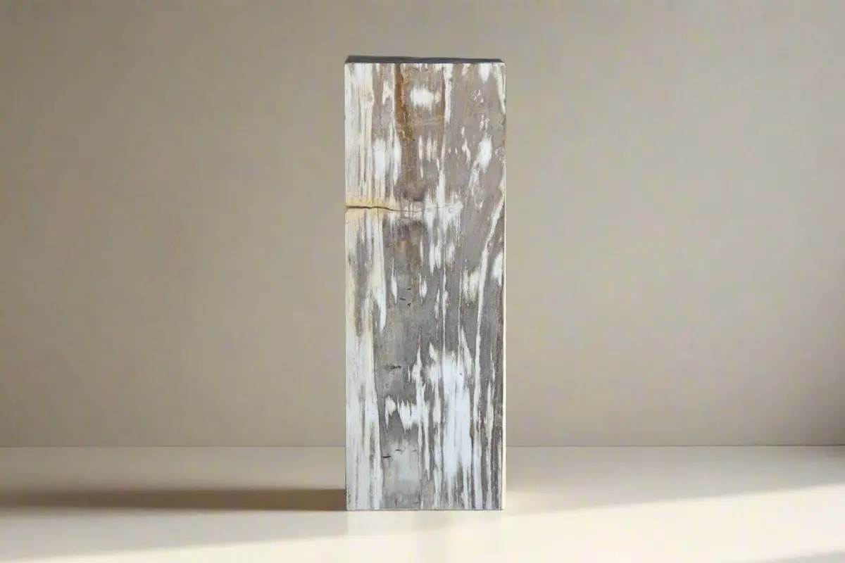 Petrified Wood Hollow Square Pedestal 39" / 178Lbs 1