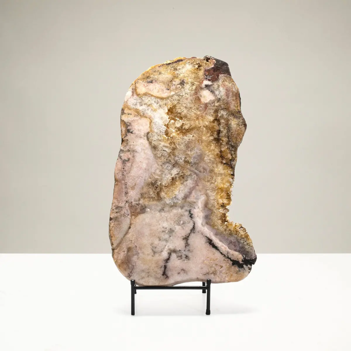 Natural Brazilian Pink Amethyst Slab - 28 In / 37 Lbs 1