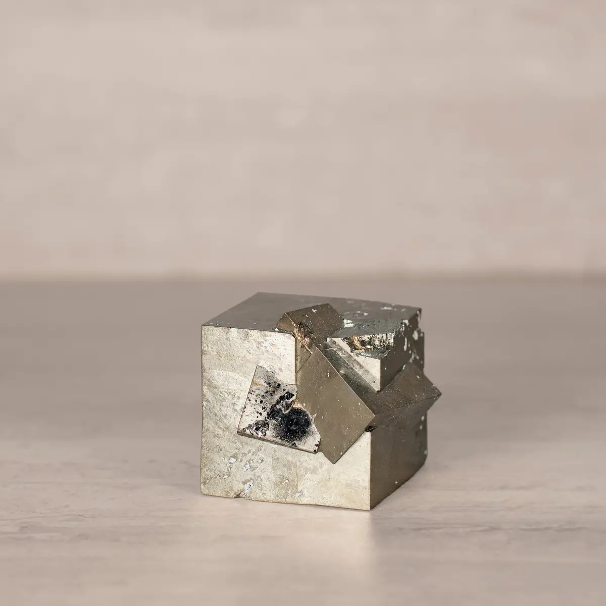 Natural Pyrite Cube Cluster From Spain - 2.75" / 645 Grams 1