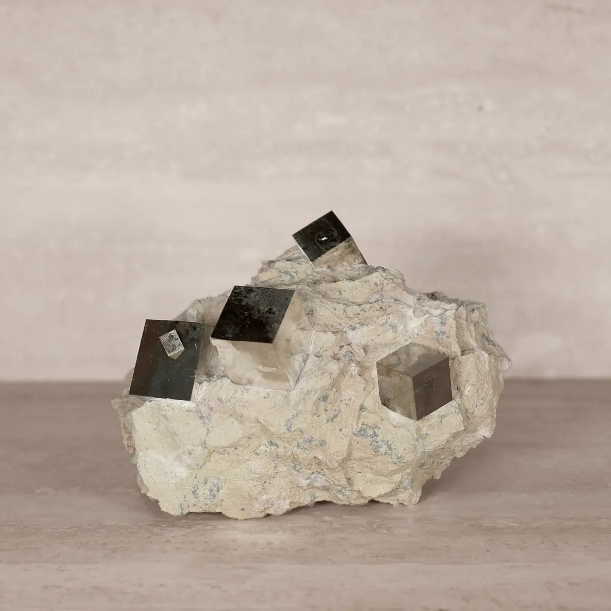Natural Pyrite Cube Cluster In Matrix From Spain - 8" / 8 Lbs 1