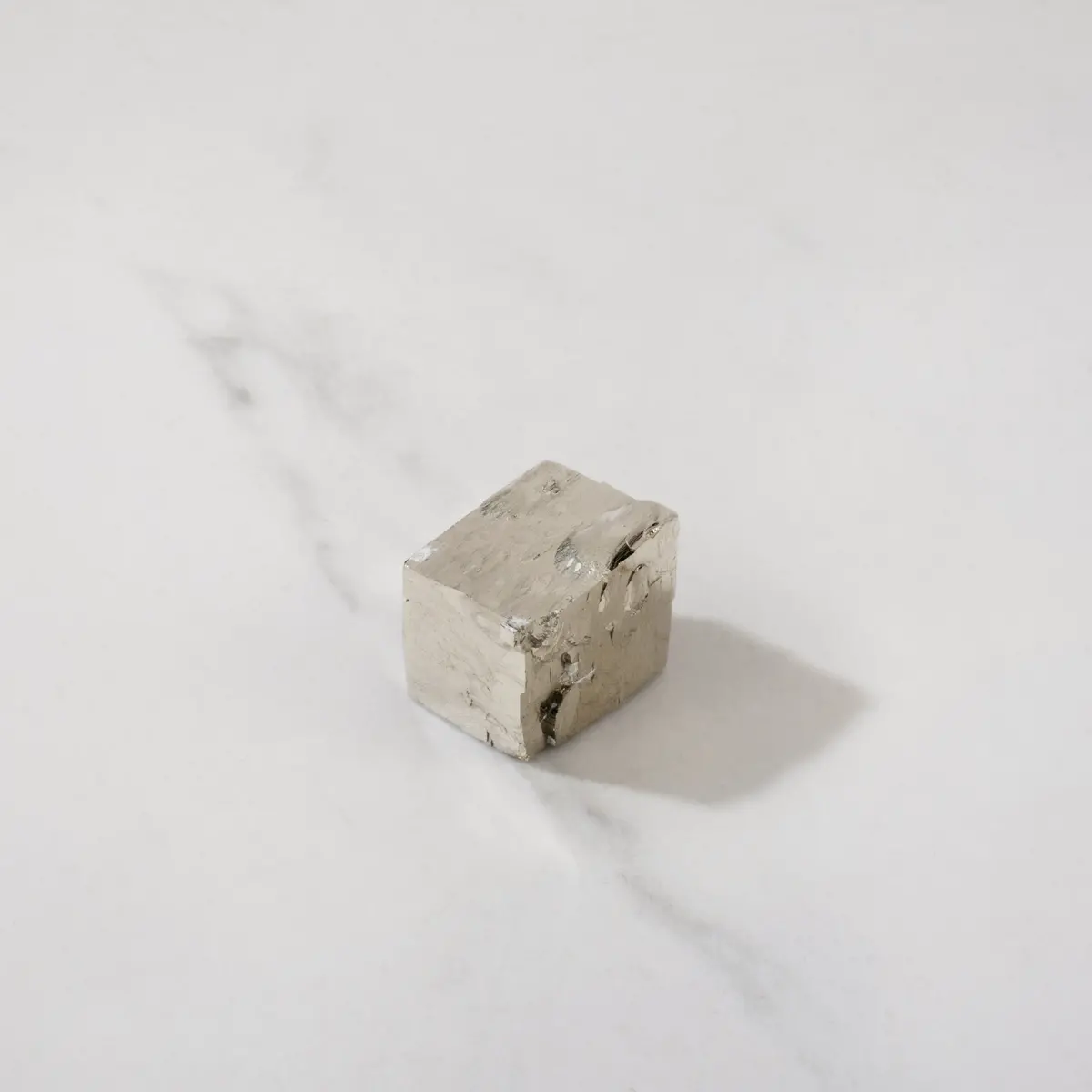 Natural Pyrite Cube From Spain - 0.75" / 30 Grams 1