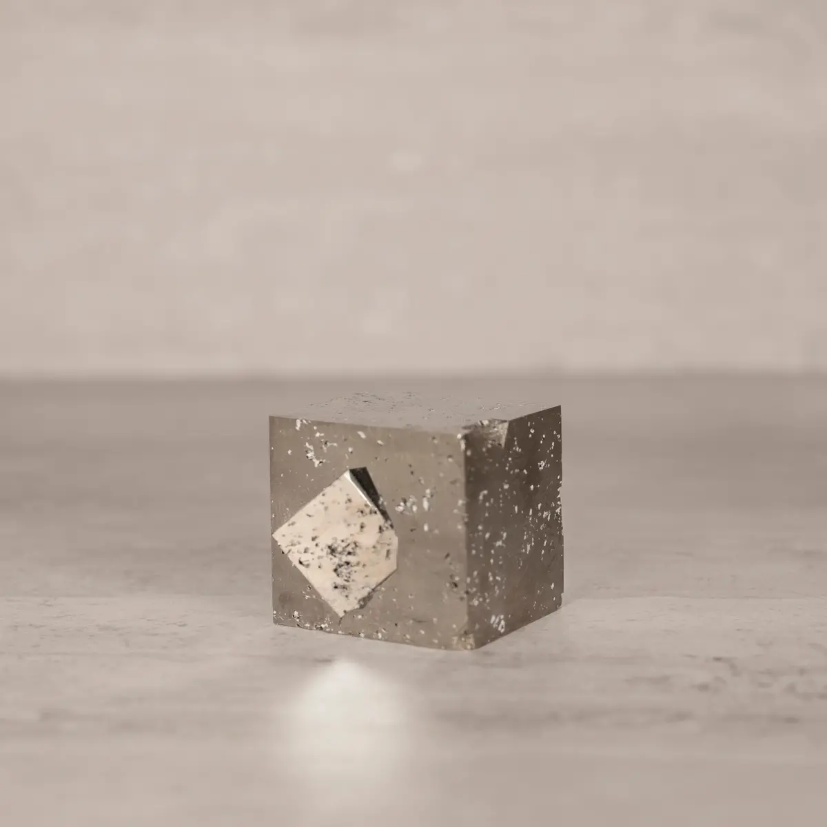 Natural Pyrite Cube From Spain - 2" / 515 Grams 1