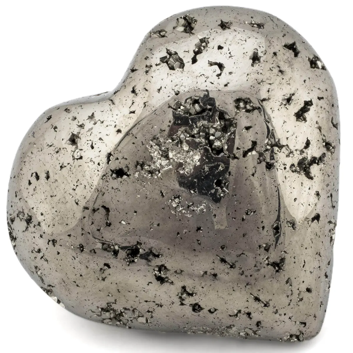 Pyrite Heart Carving 250 Grams 1