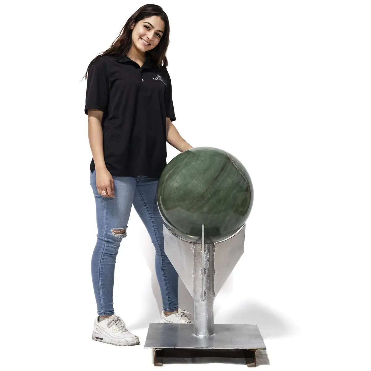Green Quartz Sphere - 242 Lbs / 16" Diameter 1