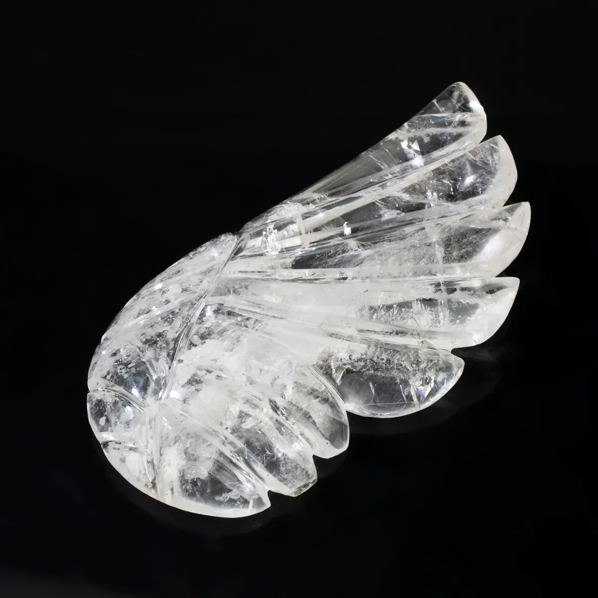 Natural Braziian Quartz Butterfly Wing - 7.25" / 550 G 1