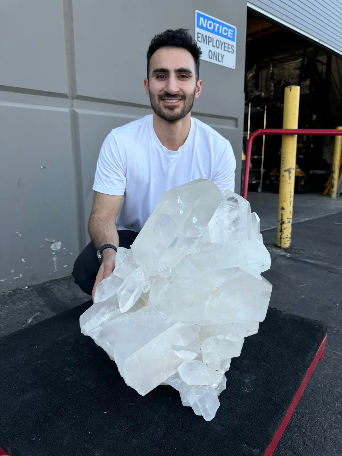 Natural Clear Quartz Cluster Specimen 20" / 147Lbs 1