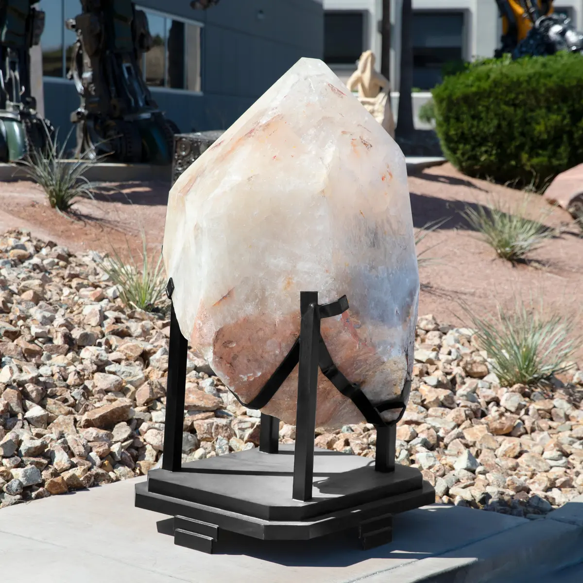 Natural Clear Quartz Obelisk 70" / 2,646 Lbs 1