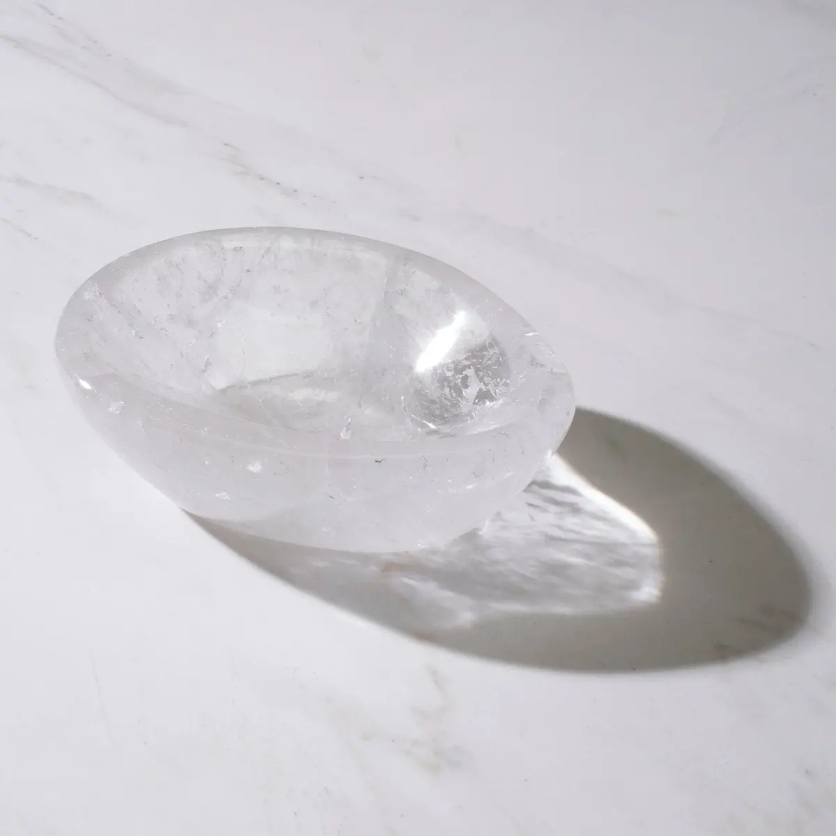 Natural Crystal Quartz Bowl - 400 Grams 1