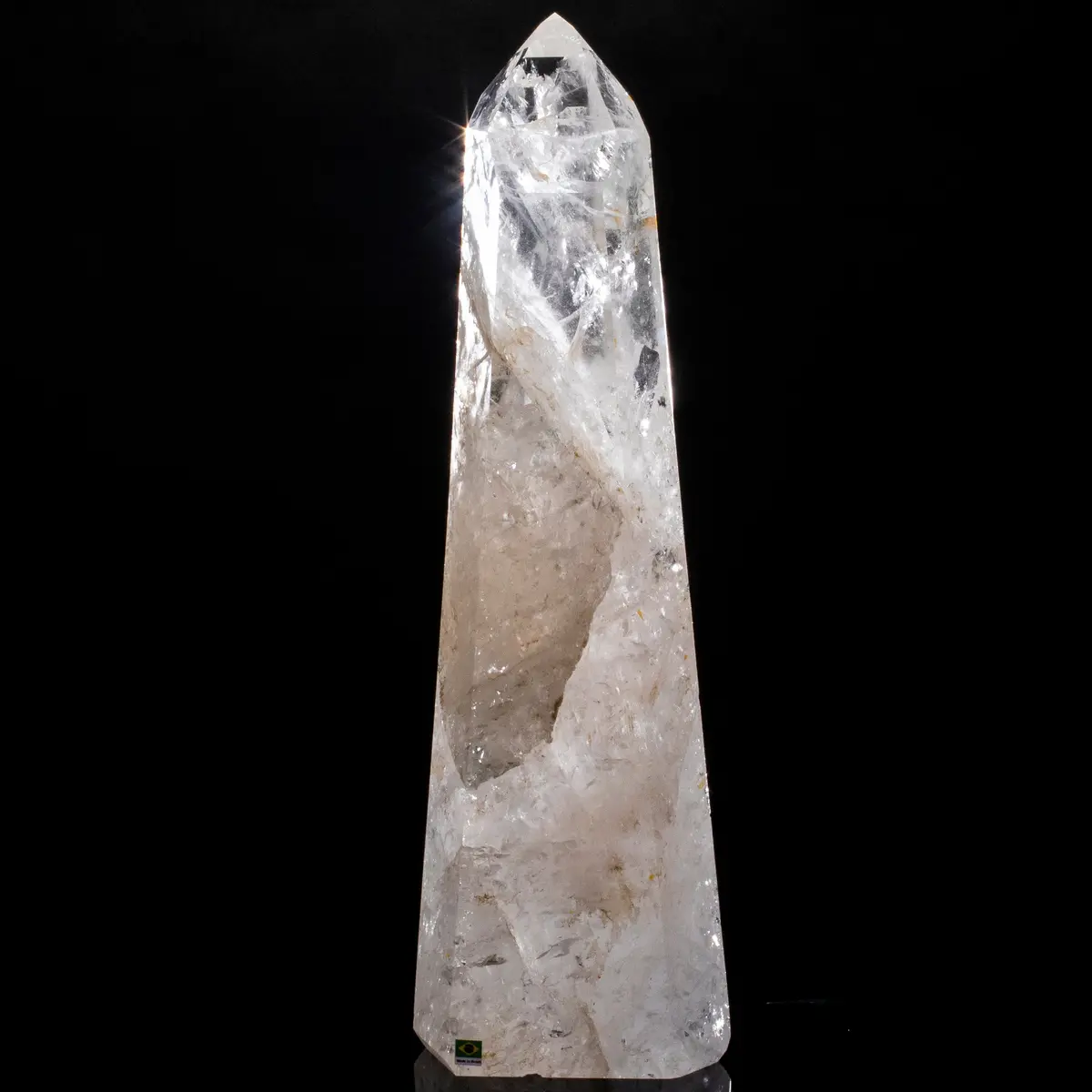 Natural Quartz Obelisk From Brazil - 23" / 32 Lbs 1