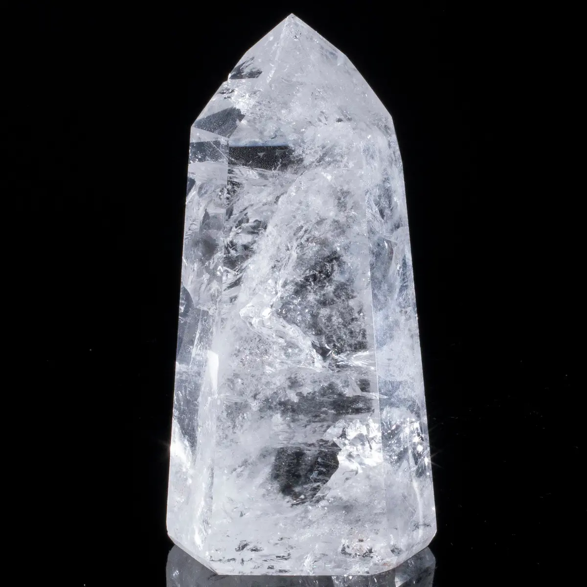 Natural Quartz Obelisk From Brazil - 400 - 499 Grams 1