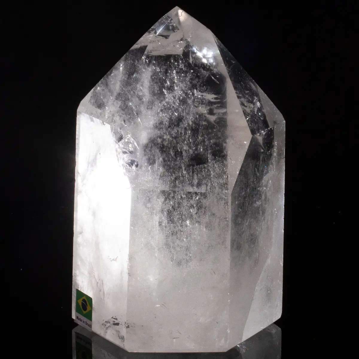 Natural Quartz Obelisk From Brazil - 5.5" / 1,280 Grams 1