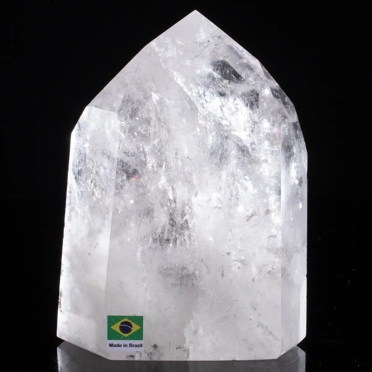 Natural Quartz Obelisk From Brazil - 5.5" / 1,408 Grams 1