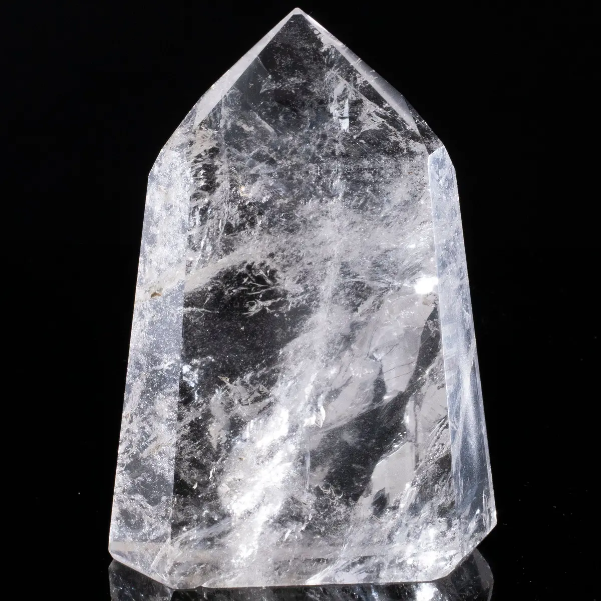 Natural Quartz Obelisk From Brazil - 500 - 649 Grams 1